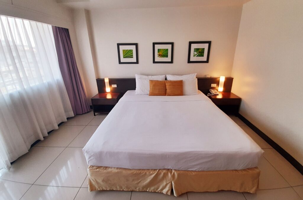 example of a room at the Grand Hotel Pattaya